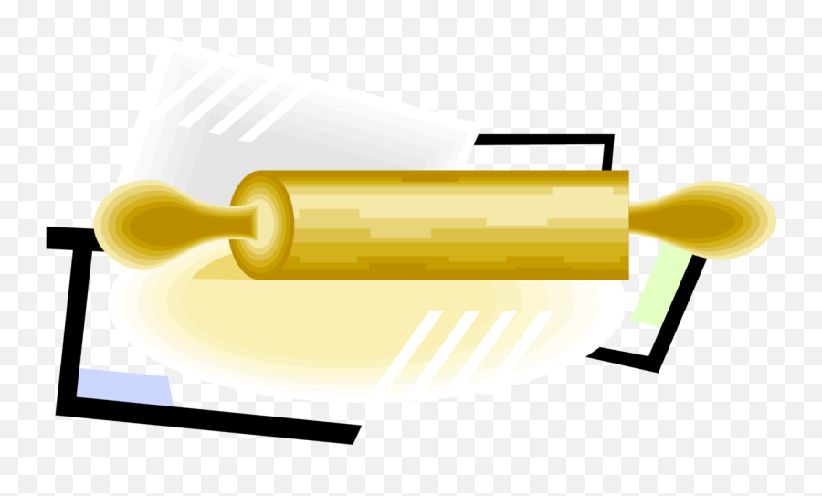 Vector Illustration Of Rolling Pin - Clip Art Png,Rolling Pin Png