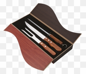 3 Piece Wood Handled Carving Set Brandco Enterprises - 3 Piece Wood Handled Carving Set Code Bh0016 Png,Piece Of Wood Png