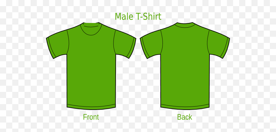 Plain T - Shirts Green Clip Art At Clkercom Vector Clip Art Green T Shirt Layout Png,Blank Tshirt Png