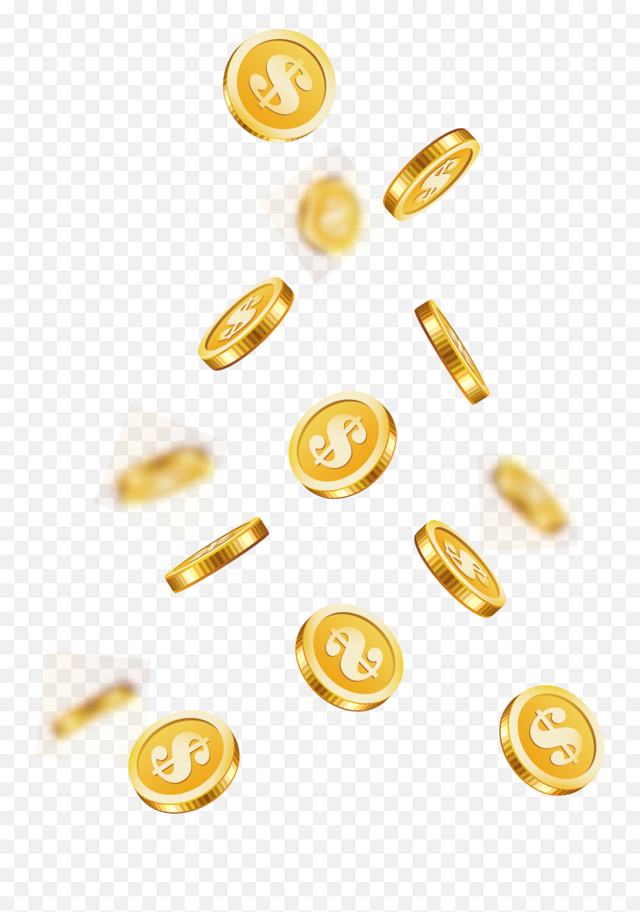 Money Raining Png Hd Image Free Download - Transparent Coin Rain Png,Rain Emoji Png
