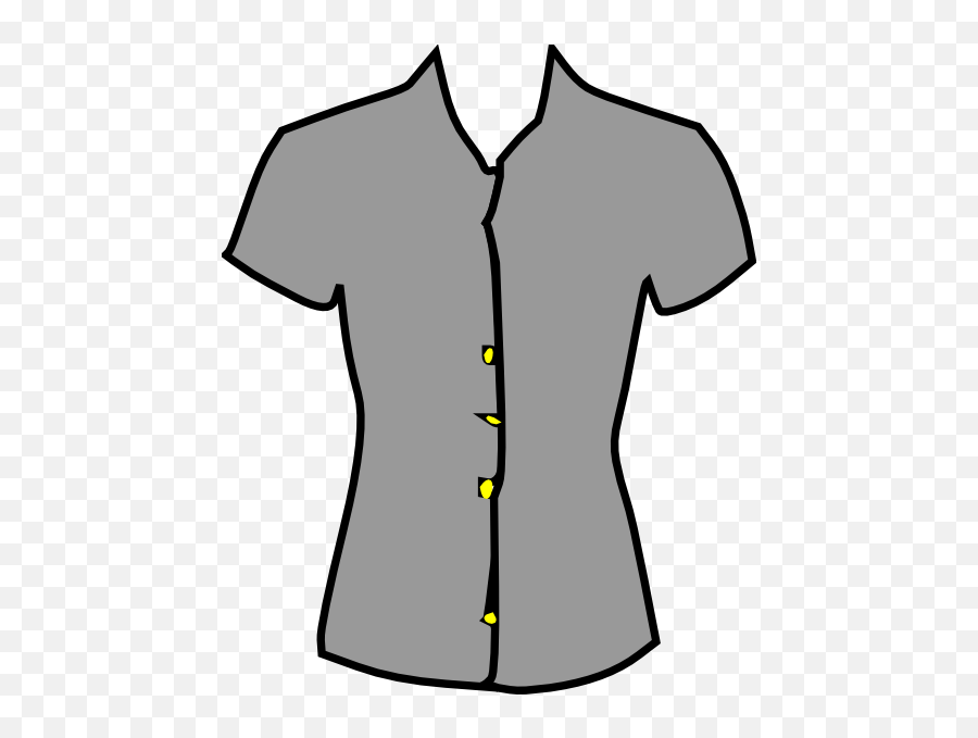 Women Blouse Clothing Clip Art - Vector Clip Womens Shirt Clipart Png,Clothing Png