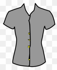 Women Blouse Clothing Clip Art - Vector Clip Womens Shirt Clipart Png,Clothing Png