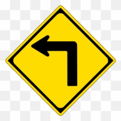 Pin - Left Turn Sign Png,Yield Sign Png