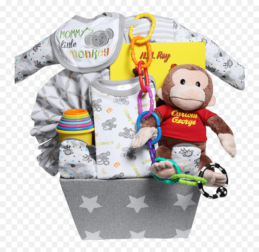 Curious George - Plush Transparent Png Original Size Png Stuffed Toy,Curious George Png