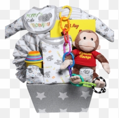 Curious George - Plush Transparent Png Original Size Png Stuffed Toy,Curious George Png