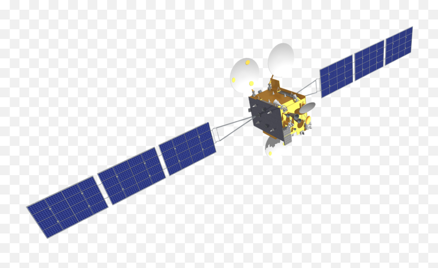 Express Am8 14w U2013 Romantis Satellite Communications - 3d Model Of A Satellite Png,Satelite Png