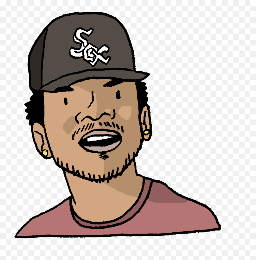 Chano For Mayor A Drawing Of Chance - Chance The Rapper Cartoon Png,Chance The Rapper Png