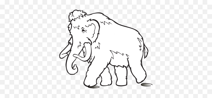 Svg Vector Clipart Png - Woolly Mammoth Clipart,Mammoth Png
