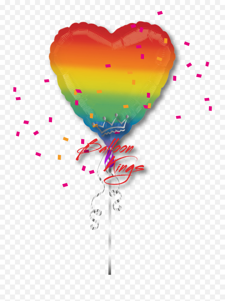 Rainbow Heart - Balloon Png Baptism,Rainbow Heart Png