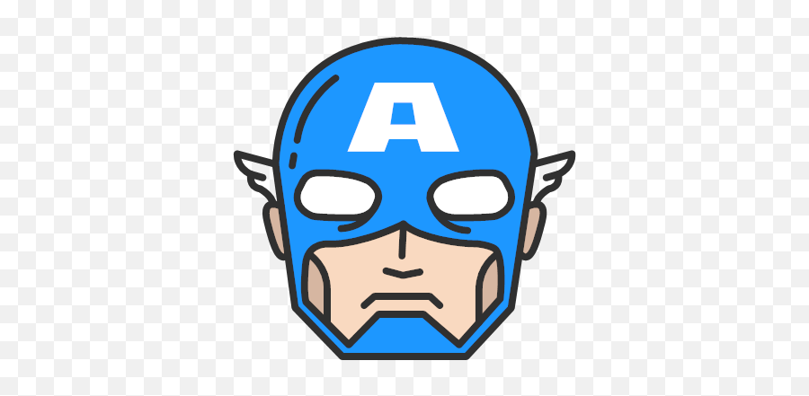 Captain America Super Hero Icon - Famous Character Png,Captain America Comic Png