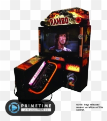 Rambo - Deluxe Model Primetime Amusements Deluxe Game Cabinet Arcade Png,Rambo Png
