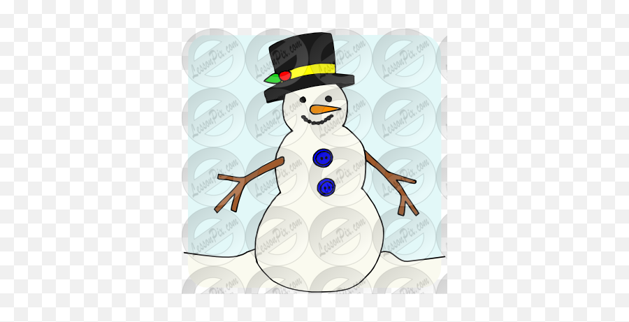 Snowman Picture For Classroom Therapy Use - Great Snowman Png,Snowman Transparent