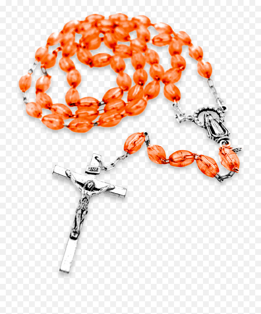 Orange Rosary Beads - Rosary Png,Rosary Png