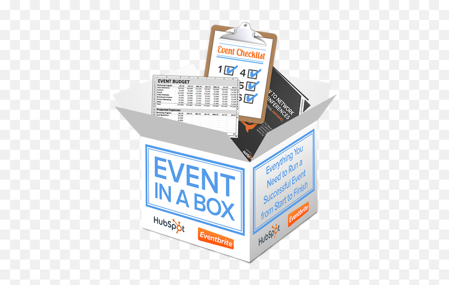 Event In A Box - Free Resources For Planning And Networking Event Kit To Participants Png,Eventbrite Png