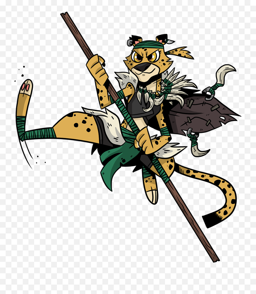Dnd Clipart - 5e Tabaxi Monk Png,Dnd Png
