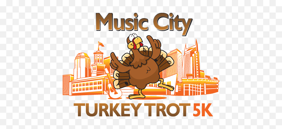Thanksgiving Day Png Transparent Mart - Music City Turkey Trot 5k,Turkey Transparent