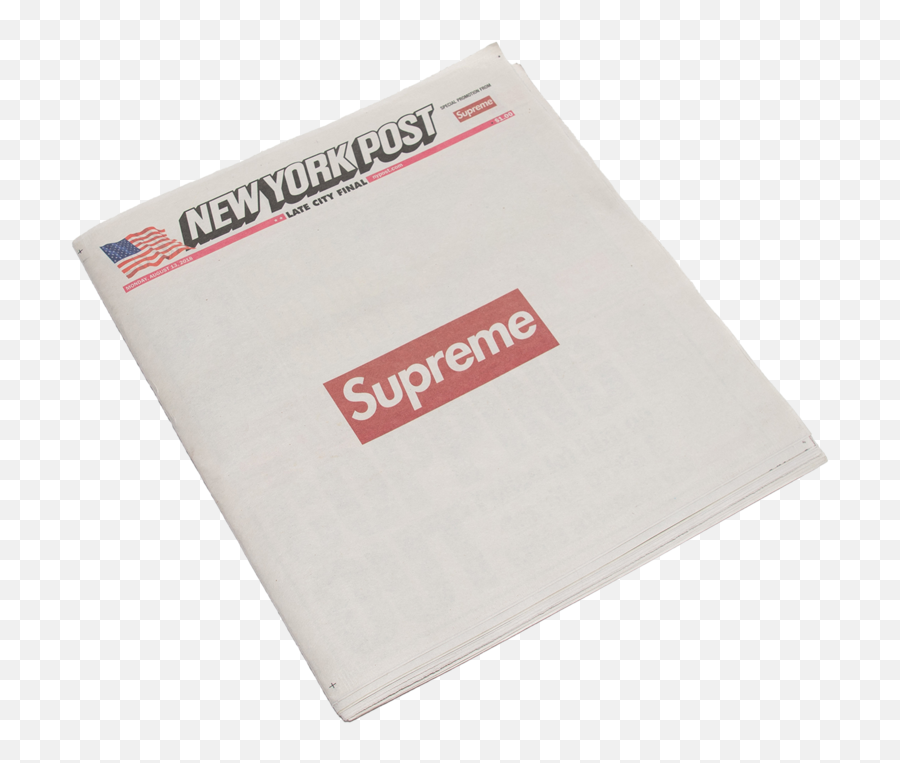 Supreme New York Post Newspaper - Horizontal Png,New York Post Logo