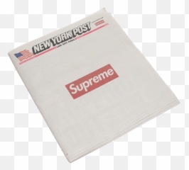 Supreme New York Post Newspaper - Horizontal png