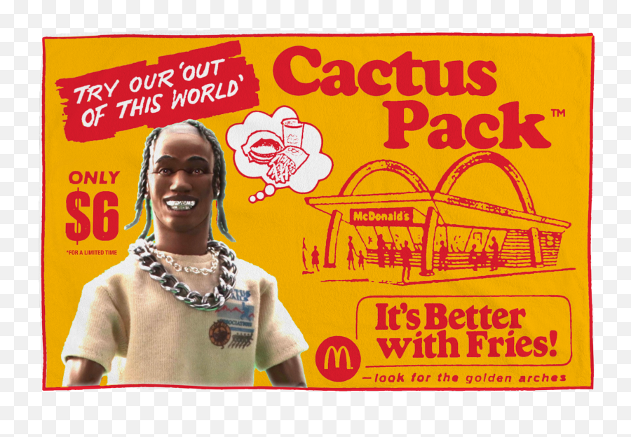 How A Burger - Mcdonalds Travis Scott Advertisement Png,Travis Scott Transparent