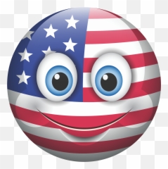 American Flag Emoji Decal - Android Confederate png
