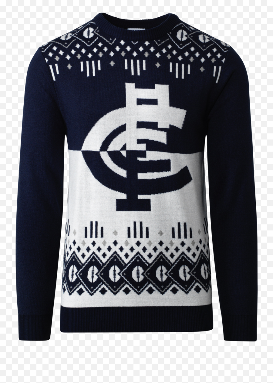 Carlton Blues Mens Ugly Christmas Sweater - Afl Australian Football League Png,Ugly Christmas Sweater Png