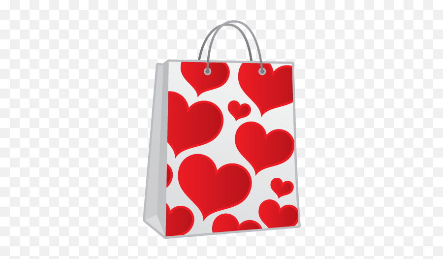 Shopping Bag Hearts Icon Love And Breakup Iconset Kevin - Shopping Bag With Hearts Png,Kevin Love Png
