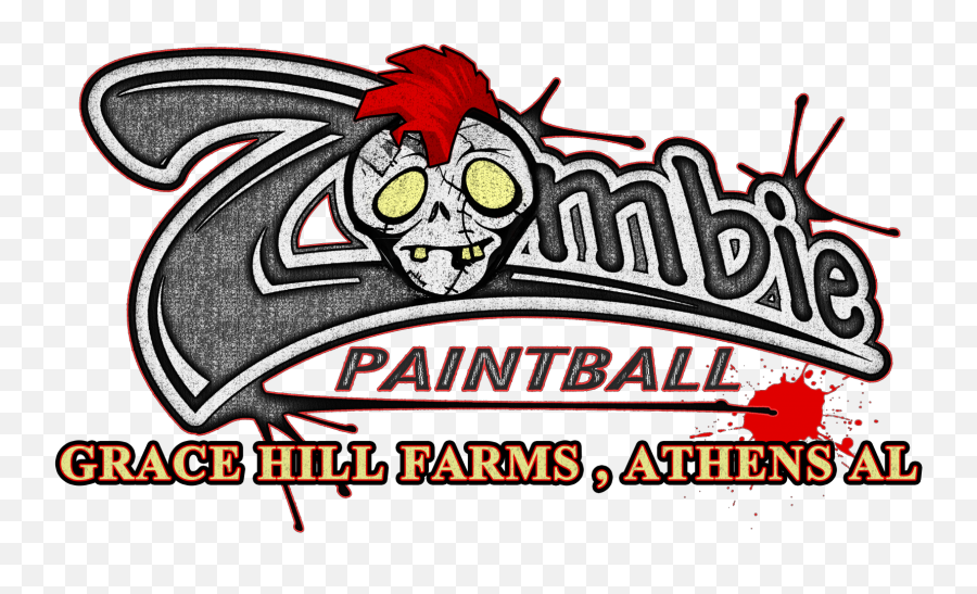 Zombie Paintball Grace Hill Farms - Athens Al Automotive Decal Png,Paintball Png