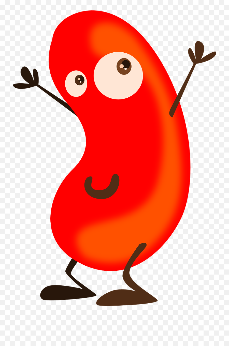 Jelly Beans Clipart Bean Seed - Cartoon Lima Beans Png Clipart Jumping ...