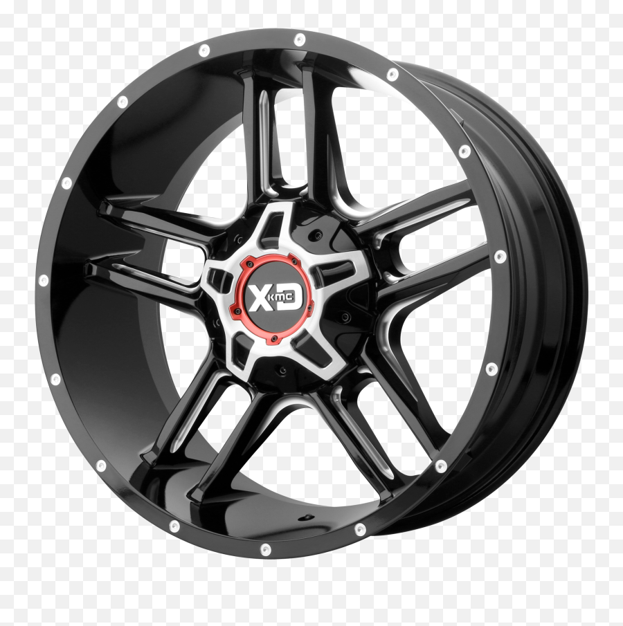 Clamp 20x9 8x16510 Gloss Black Milled 0 Mm - Xd Series Kmc Wheels Png,Thompson Centerfire Icon