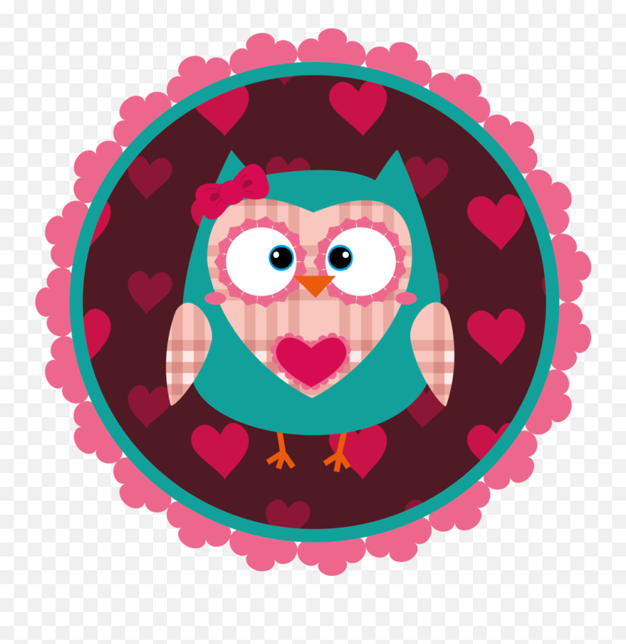 Cute Pink Owl Wallpapers - Cute Cartoon Picture Of An Owl Png,Cute Kawaii Shelf Icon Wallpappers