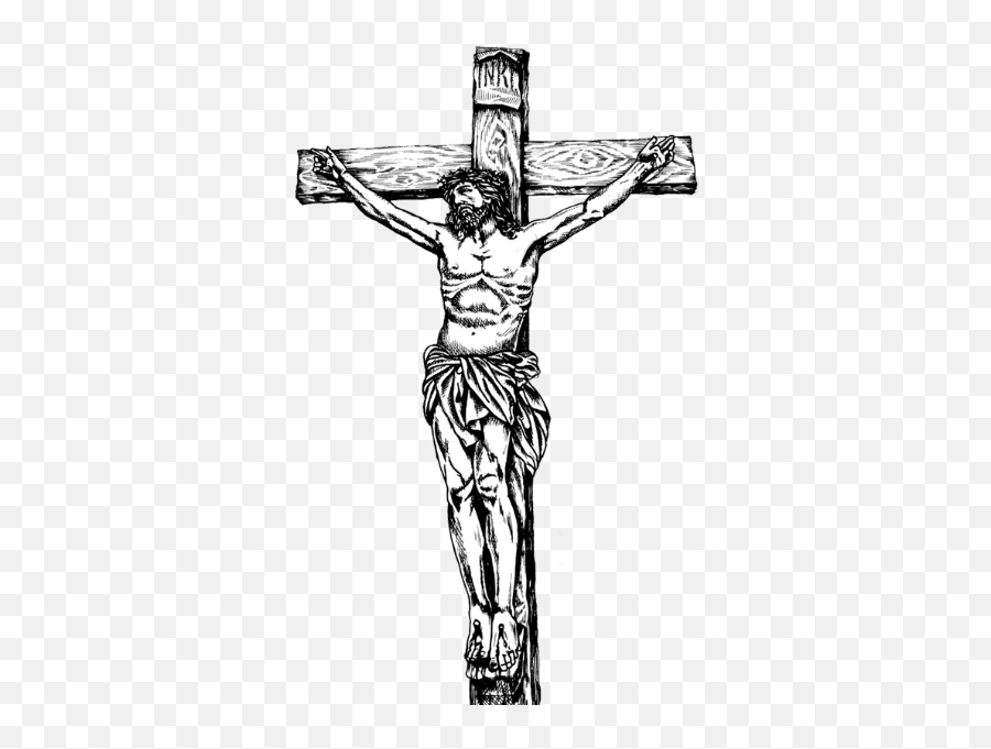 Jesus Cross Png Picture - Crucifix Clipart Black And White,Jesus Cross Png