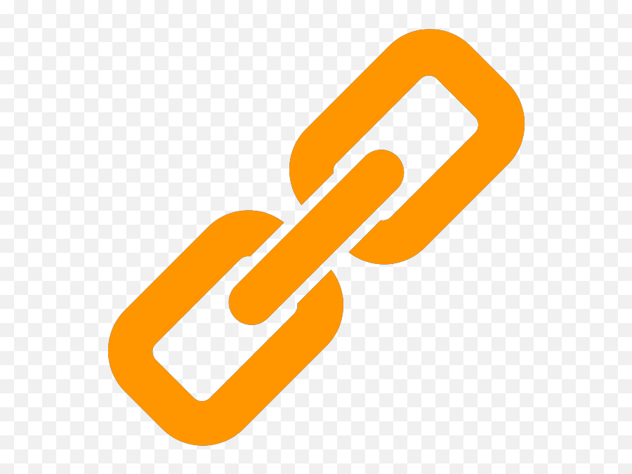 Orange Link Icon - Link Hyperlink Icon Png,Orange Icon Png