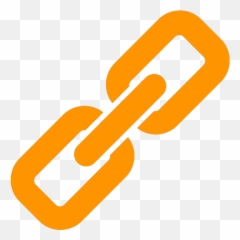 Orange Link Icon - Hyperlink png