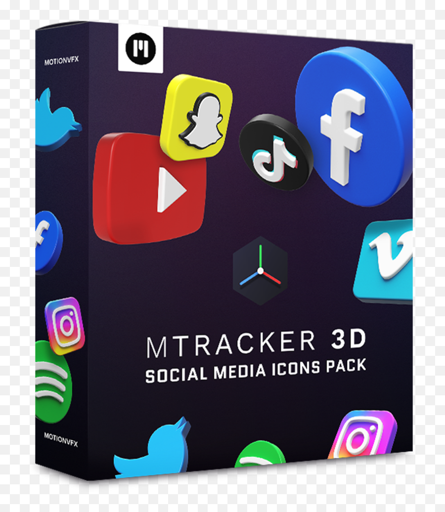 Mtracker 3d Social Media Icons Pack - Free Pack Of Trackable Language Png,Twitch Icon Pack