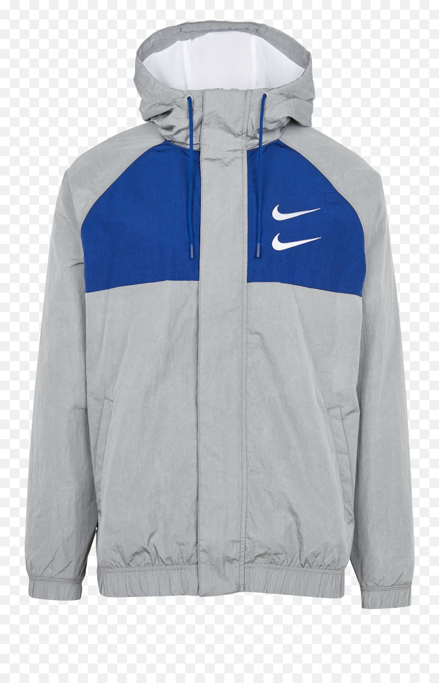White Nike Jacket With Hood - Hooded Png,Belstaff Icon Jacket