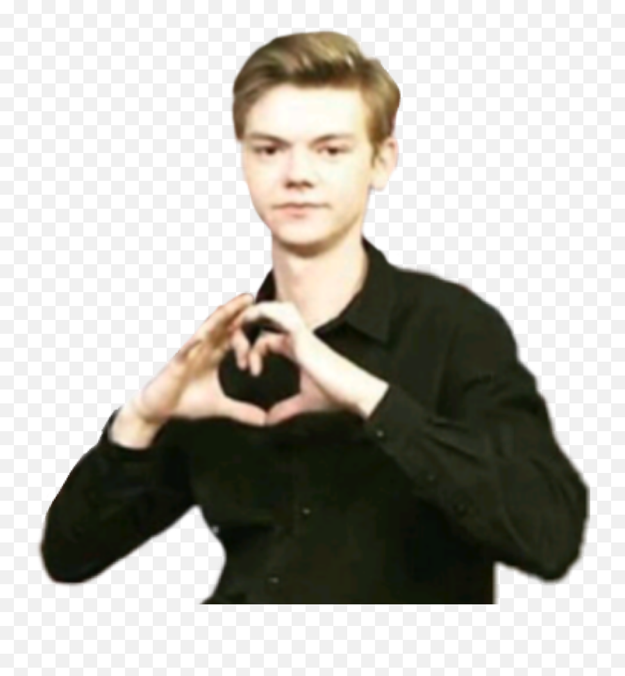 Newt From Maze Runner - Thomas Brodie Sangster Cute Hearts Png,Newt Scamander Icon