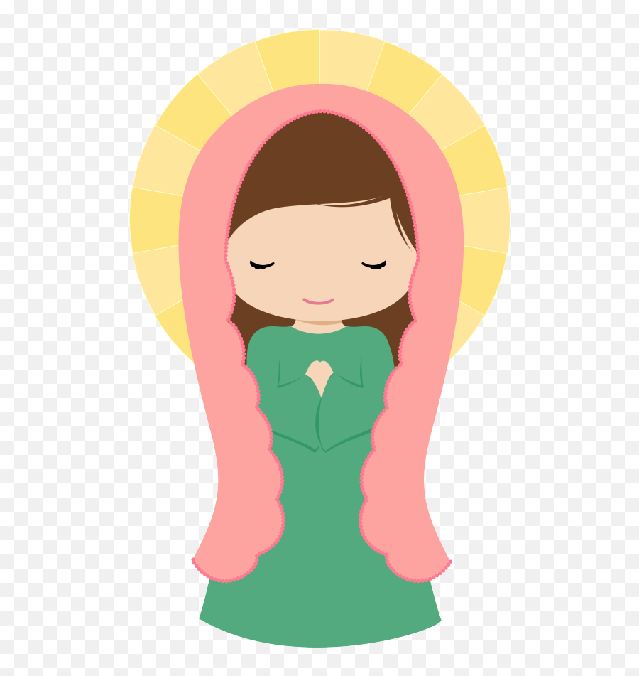 Download Family Clipart Fashion - Virgin Of Guadalupe Virgin Of Guadalupe Cartoon Drawing Png,Lady Of Guadalupe Icon