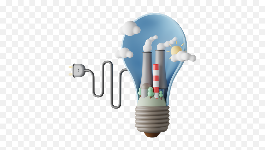 Nuclear Energy Icon - Download In Glyph Style Compact Fluorescent Lamp Png,Nuclear Power Icon