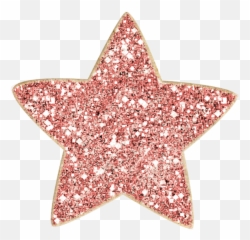 Pink Glitter - Transparent Stars png