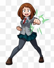 Uraraka Ochako - Boku no Hero Academia Image 3414591 Monster Strike Anime Sticker png