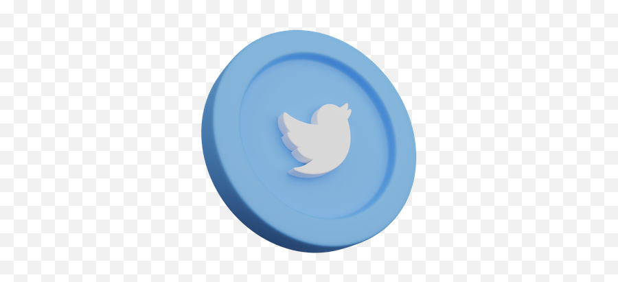 Twitter 3d Illustrations Designs Images Vectors Hd Graphics - Bird Png,Photoshop Twitter Icon