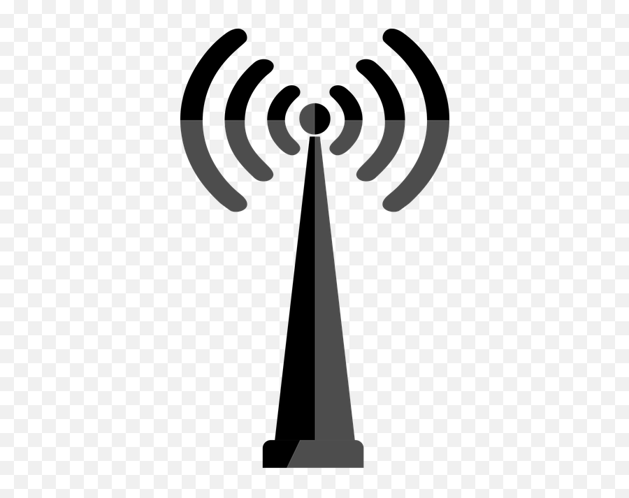Free Photo Network Tower Symbol Icon Signal Wireless Wifi - White Wifi Tower Clipart Black Background Png,Wifi Signal Icon