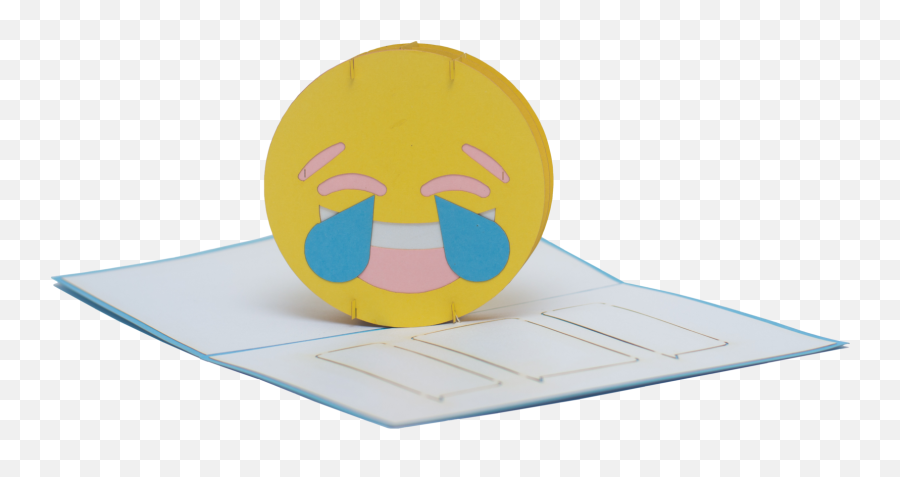 Laughing Emoji Pop Up Card - Circle Png,Laughing Emoji Transparent