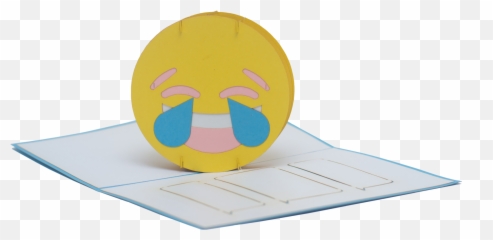 Laughing Emoji Pop Up Card - Circle png
