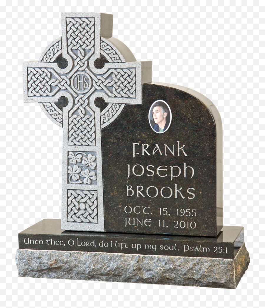 Download Hd Kopf Brooks Monument - Headstone With Celtic The Tomb Of The Unknown Soldier Png,Celtic Cross Png