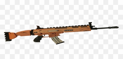 Scar Aoturifle With Moving Parts - Fortnite Png Transparent