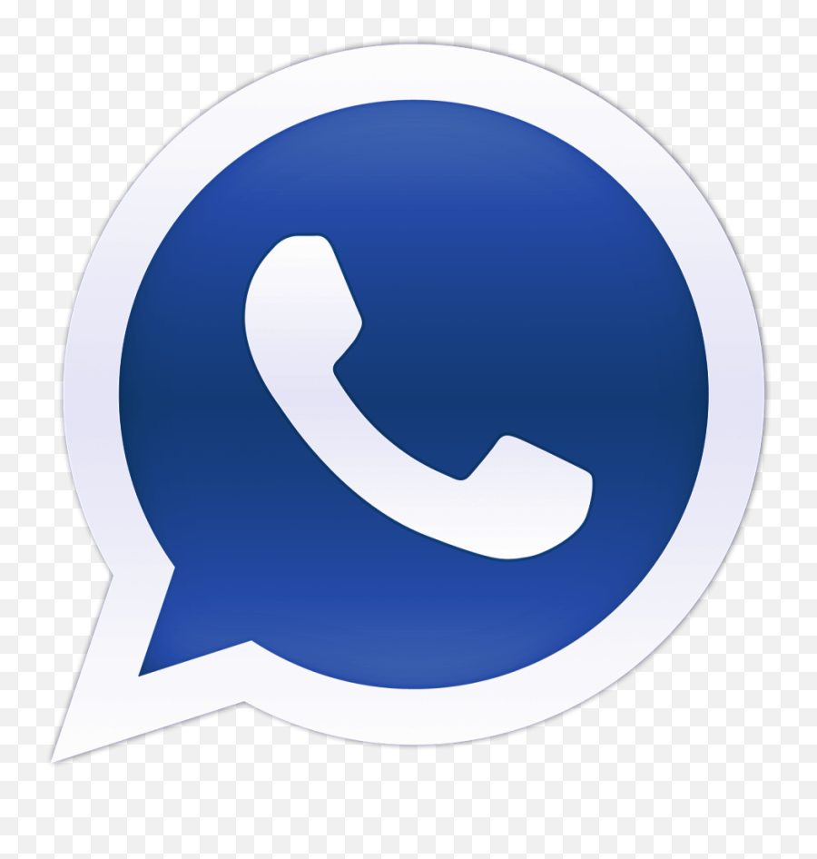 Blue Whatsapp Logo Clip Art - Whatsapp Logo Blue Png,Whatapp Logo