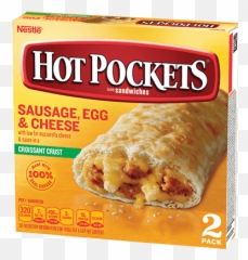 Hot Pockets - Sausage Egg And Cheese Hot Pocket Png,Hot Pocket Png