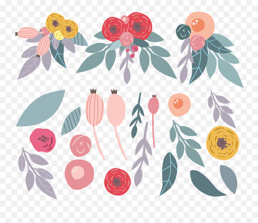 Free Vector Graphic - Gambar Bunga Kartun Png,Flower Illustration Png
