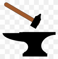 Blacksmith Anvil Forge Hammer Clip Art - Falling Png Blacksmith Clipart Anvil,Anvil Png